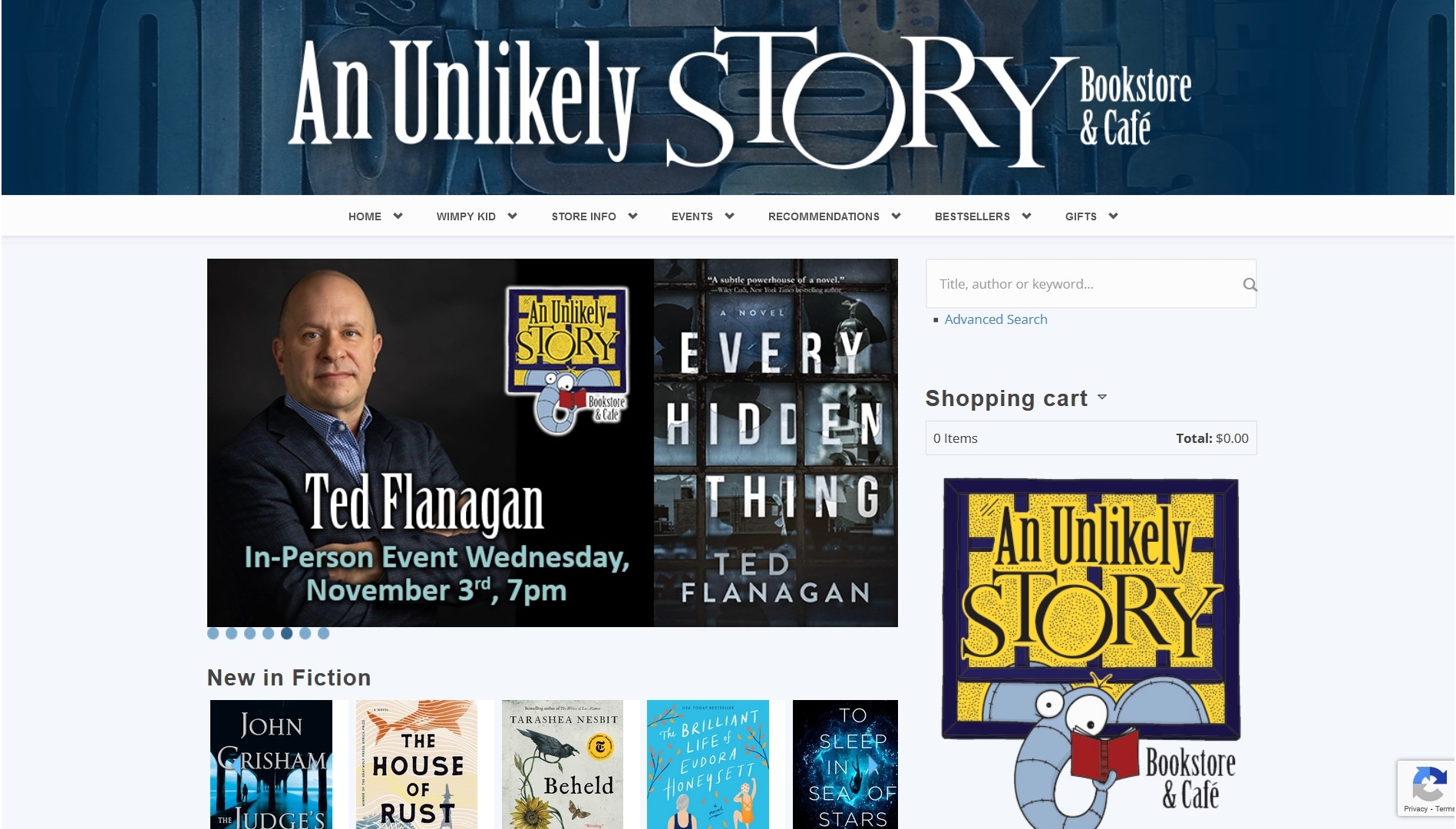 An Unlikely Story IndieCommerce Home Page