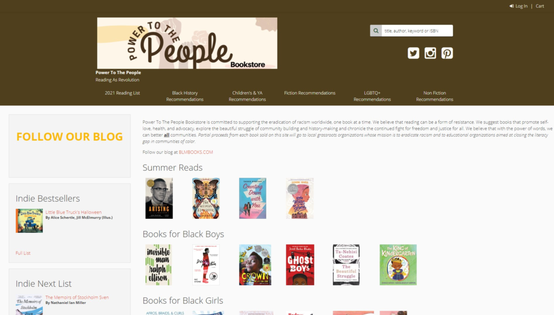 BLM Books IndieLite Home Page