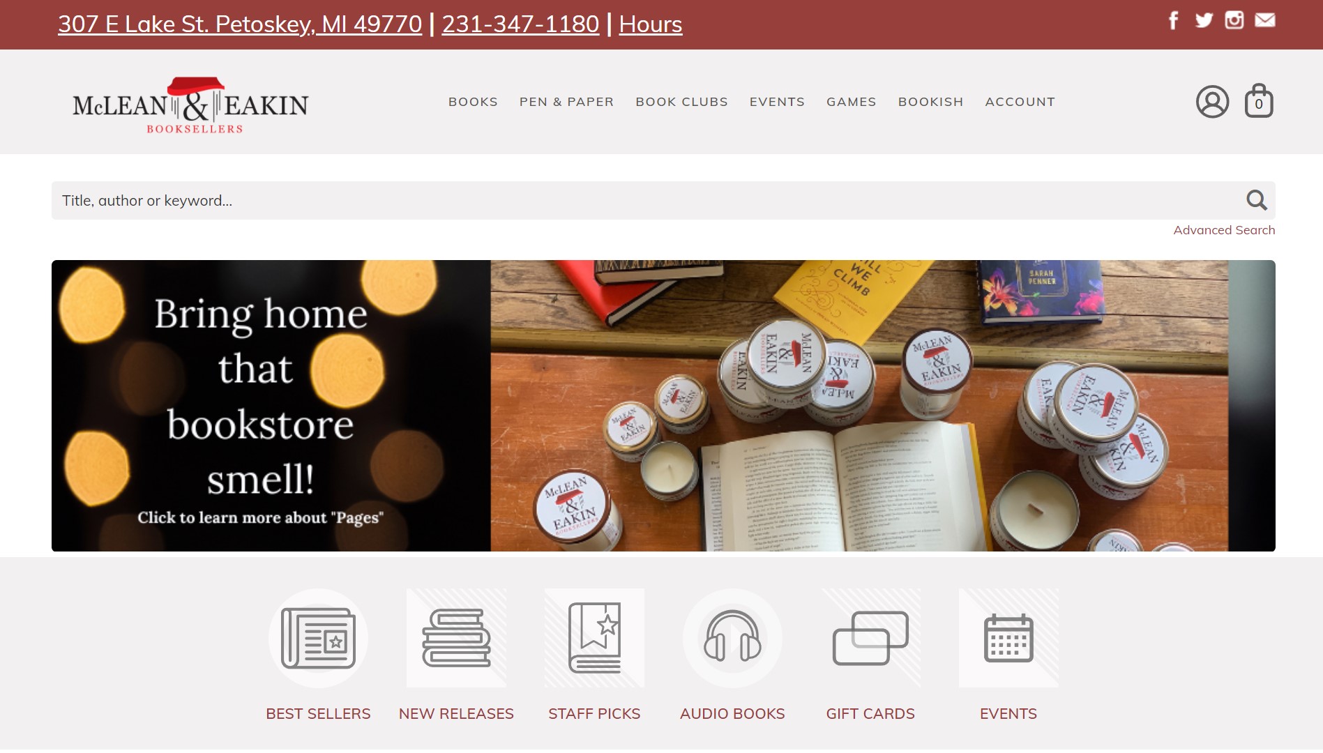 McLean and Eakin IndieCommerce Home Page